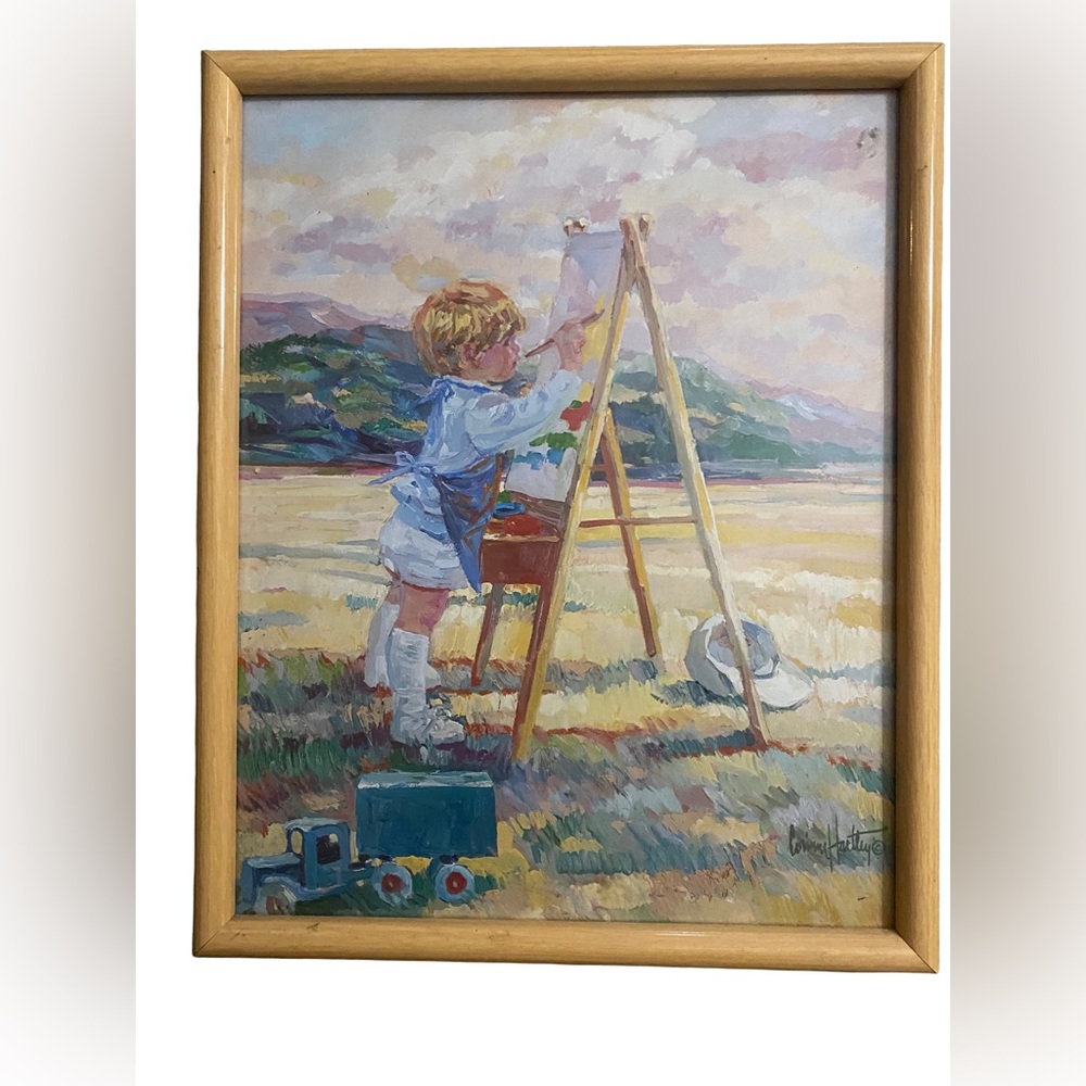 Corrine Hartley Landscape/Framed Painting  *Signed*